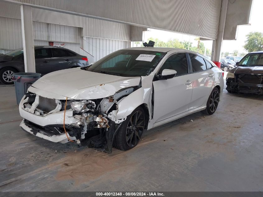 2HGFC2F88KH569138 2019 HONDA CIVIC - Image 2