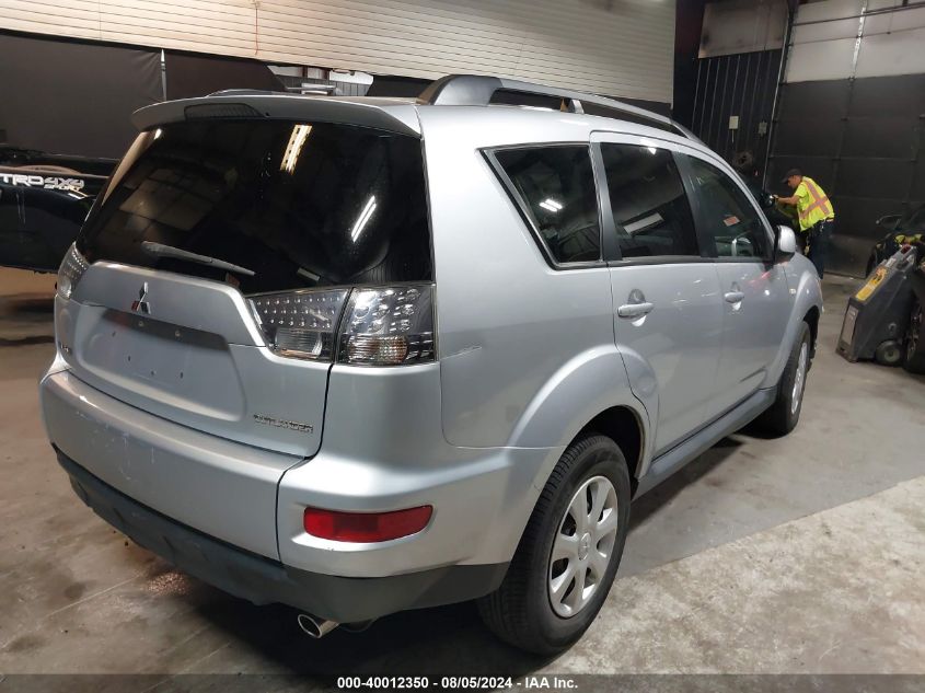 2013 Mitsubishi Outlander Es VIN: JA4AS2AW3DU013671 Lot: 40012350