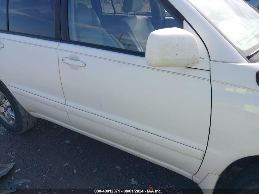 2005 Toyota Highlander V6 VIN: JTEEP21A350125162 Lot: 40012371