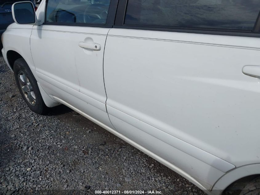 2005 Toyota Highlander V6 VIN: JTEEP21A350125162 Lot: 40012371