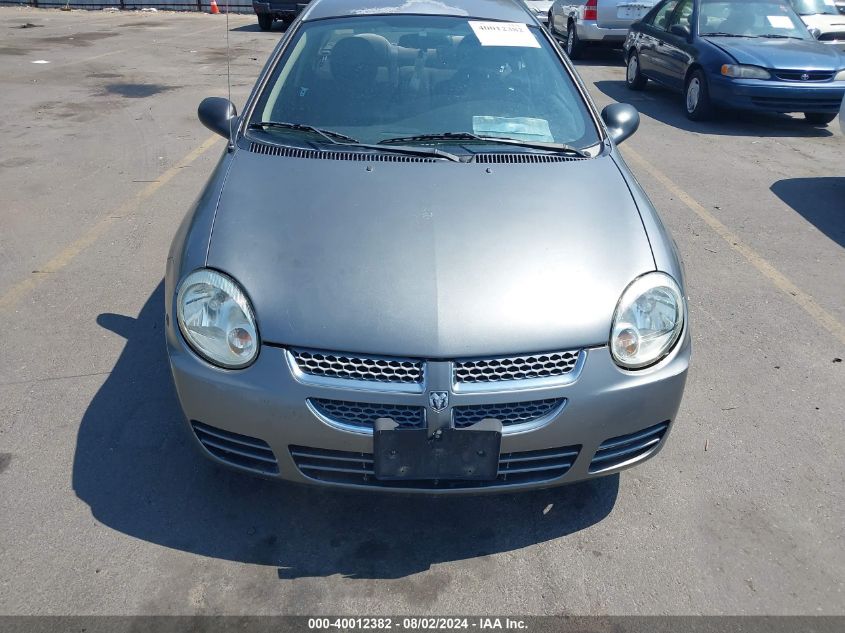 2005 Dodge Neon Sxt VIN: 1B3ES56C45D177165 Lot: 40012382