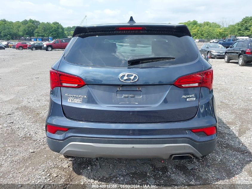 2017 Hyundai Santa Fe Sport 2.4L VIN: 5XYZTDLB4HG392831 Lot: 40012388