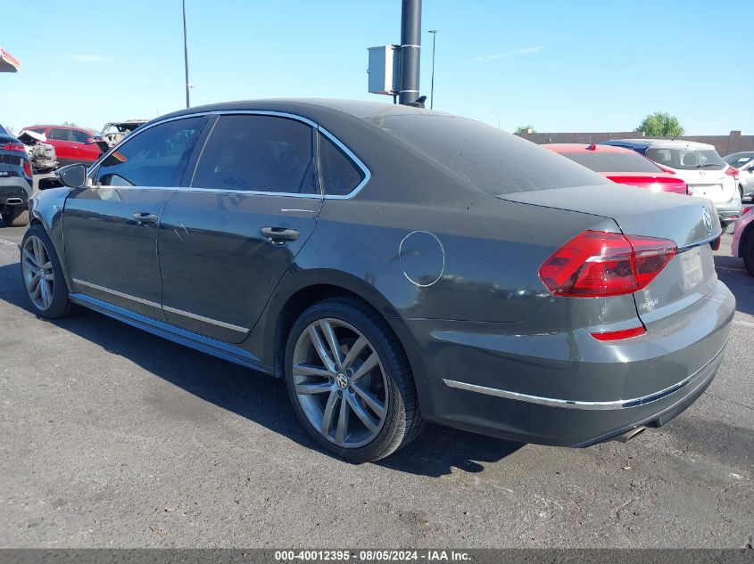 2017 VOLKSWAGEN PASSAT 1.8T R-LINE - 1VWDT7A39HC016697