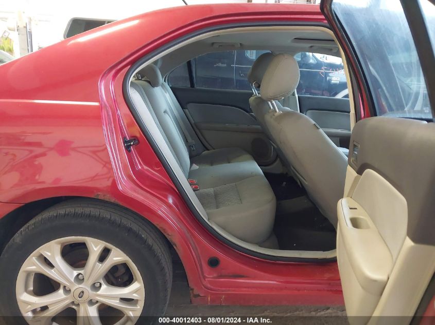 2012 Ford Fusion Se VIN: 3FAHP0HA8CR259504 Lot: 40012403