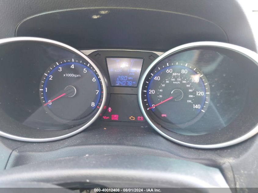 2013 Hyundai Tucson Gls VIN: KM8JUCAC0DU555284 Lot: 40012408