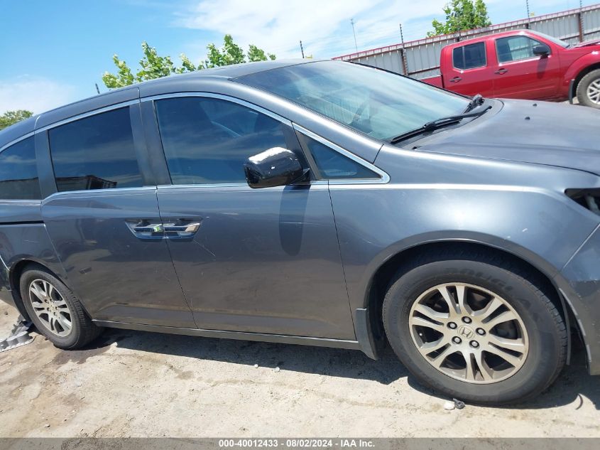 2012 Honda Odyssey Ex-L VIN: 5FNRL5H61CB015777 Lot: 40012433