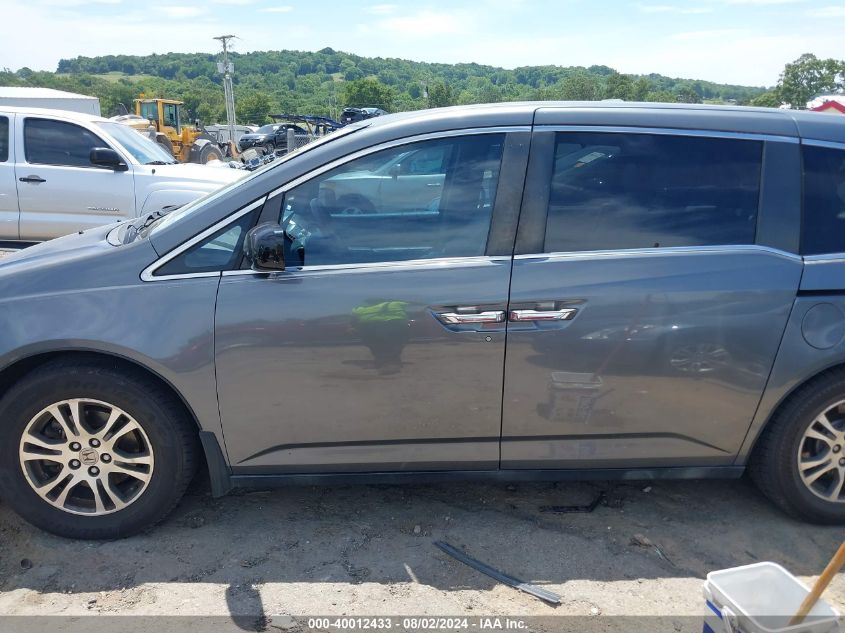 2012 Honda Odyssey Ex-L VIN: 5FNRL5H61CB015777 Lot: 40012433