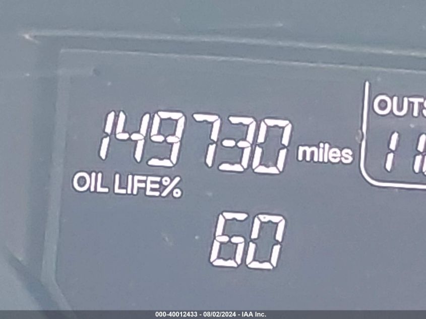 2012 Honda Odyssey Ex-L VIN: 5FNRL5H61CB015777 Lot: 40012433