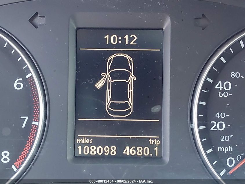 2012 Volkswagen Passat 2.5L Sel Premium VIN: 1VWCP7A35CC081071 Lot: 40012434