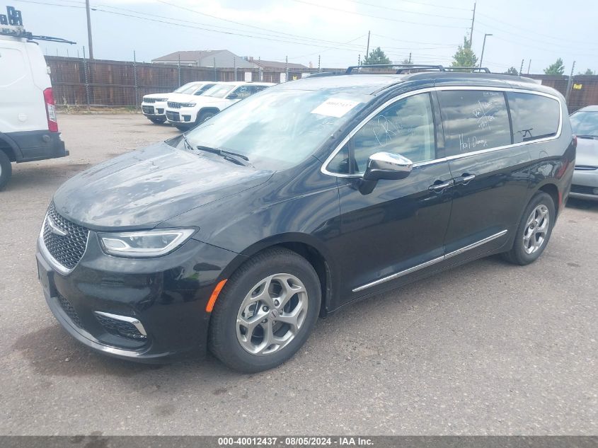 2022 Chrysler Pacifica Limited VIN: 2C4RC1GG5NR136337 Lot: 40012437