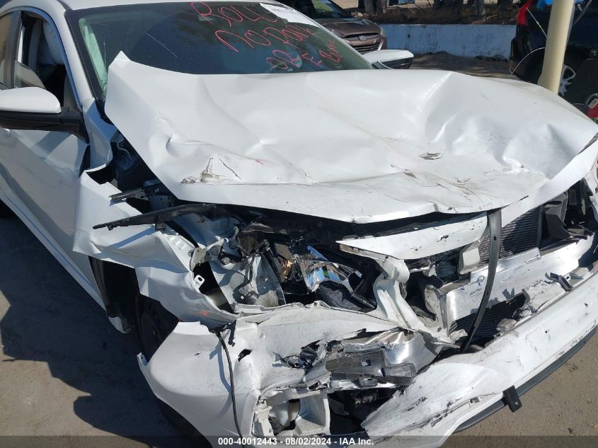 2020 Honda Civic Lx VIN: 19XFC2F69LE206972 Lot: 40012443