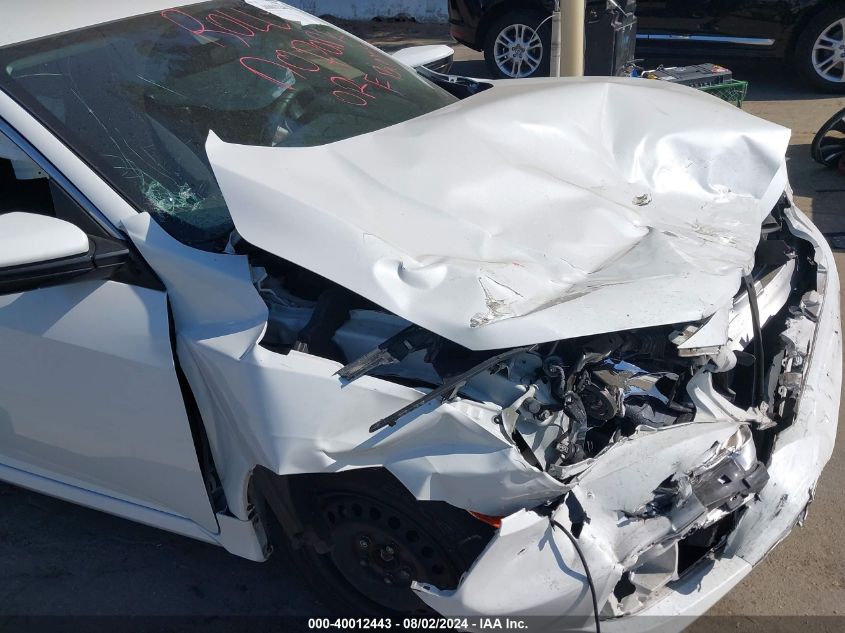 2020 Honda Civic Lx VIN: 19XFC2F69LE206972 Lot: 40012443