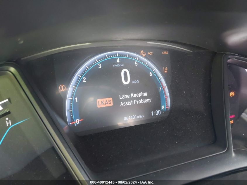 2020 Honda Civic Lx VIN: 19XFC2F69LE206972 Lot: 40012443