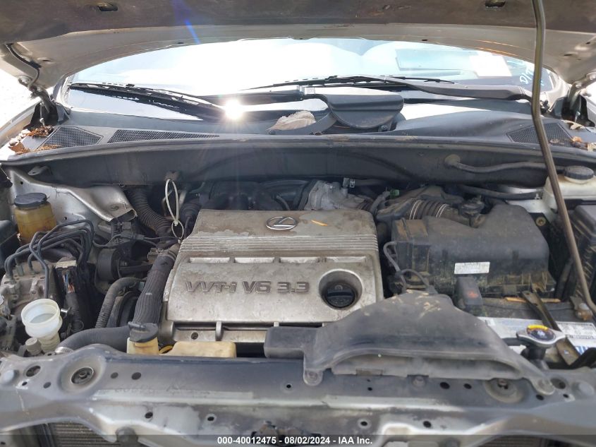 2006 Lexus Rx 330 VIN: 2T2GA31U76C044652 Lot: 40012475