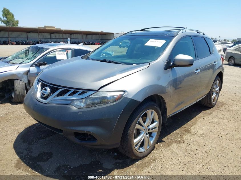 2011 Nissan Murano Le VIN: JN8AZ1MU8BW070282 Lot: 40012482