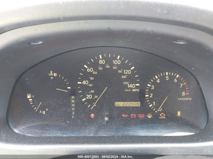 2001 Lexus Rx 300 VIN: JTJHF10U010183067 Lot: 40012503