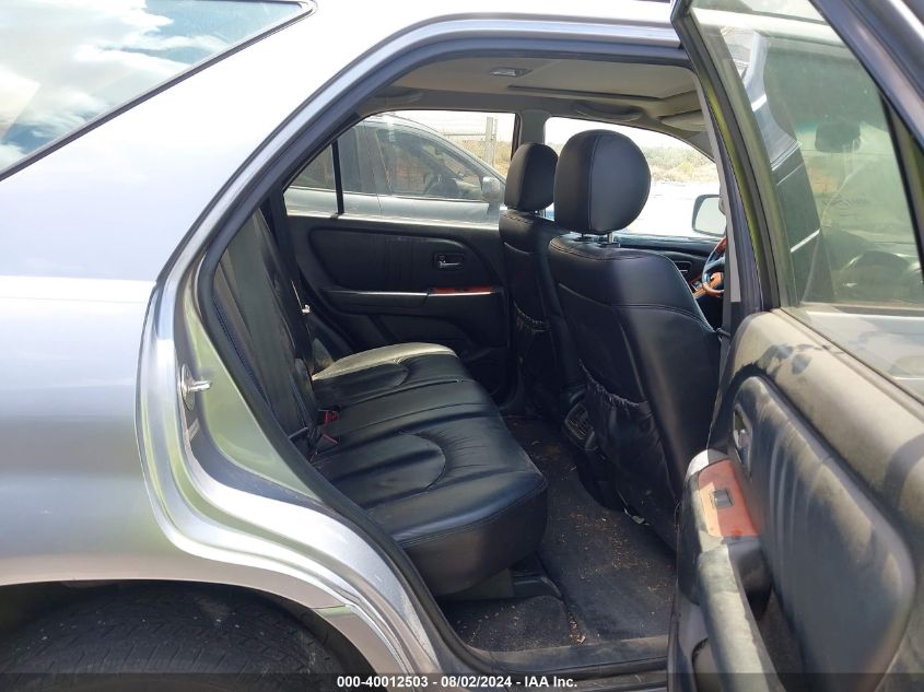 2001 Lexus Rx 300 VIN: JTJHF10U010183067 Lot: 40012503