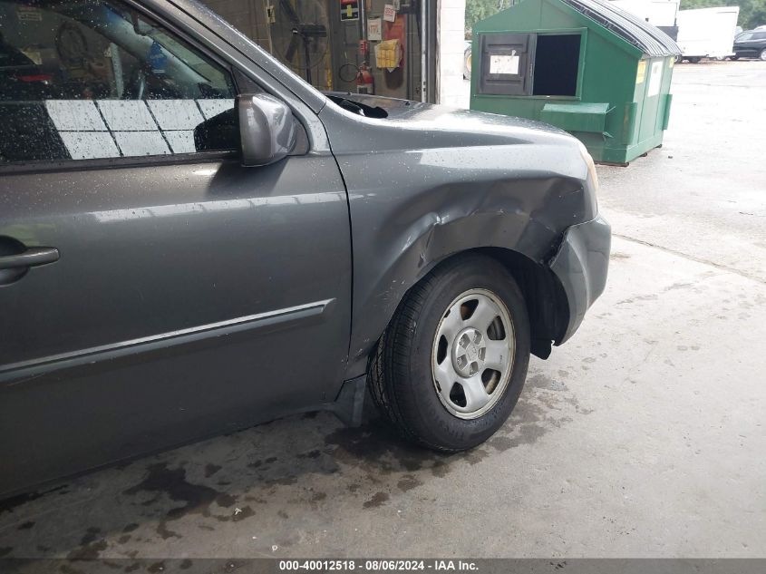 2011 Honda Pilot Ex-L VIN: 5FNYF4H77BB022429 Lot: 40012518