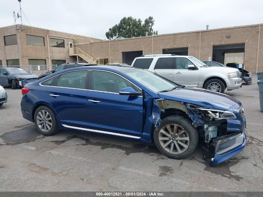 2017 Hyundai Sonata Limited VIN: 5NPE34AF2HH436998 Lot: 40012521