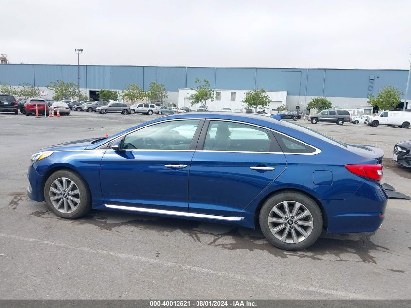 2017 Hyundai Sonata Limited VIN: 5NPE34AF2HH436998 Lot: 40012521