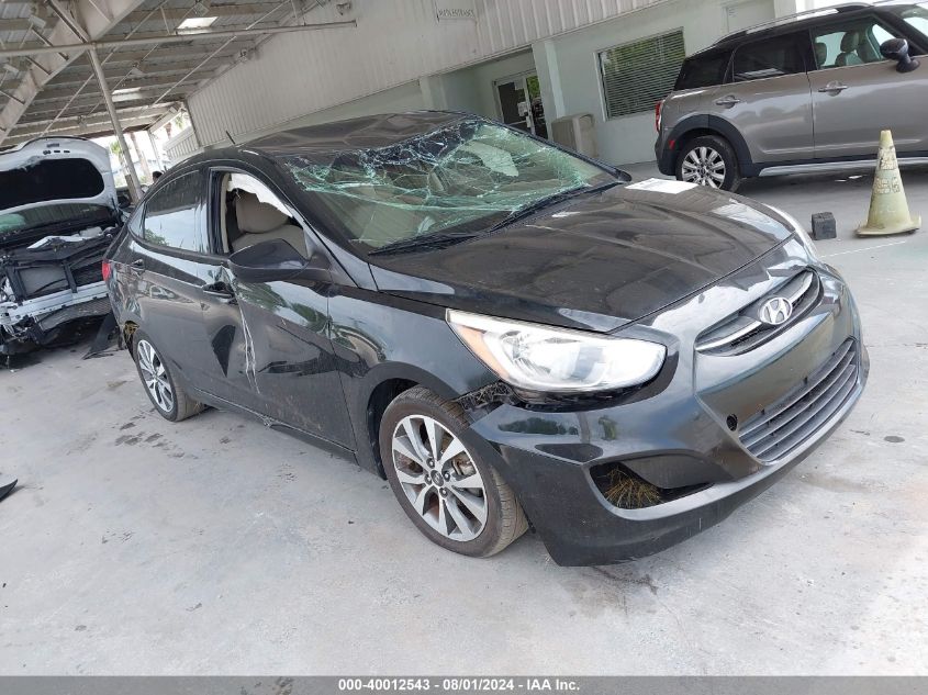 2017 Hyundai Accent Value Edition VIN: KMHCT4AE9HU282788 Lot: 40012543