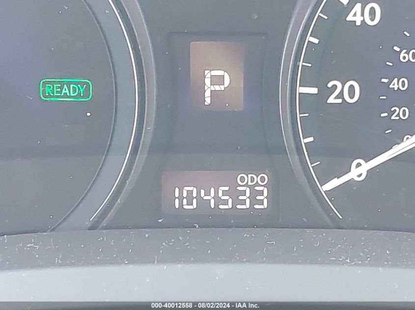 2011 Lexus Rx 450H VIN: JTJBC1BA4B2421378 Lot: 40012558