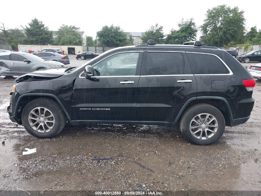 2014 Jeep Grand Cherokee Limited VIN: 1C4RJFBG7EC400130 Lot: 40012560