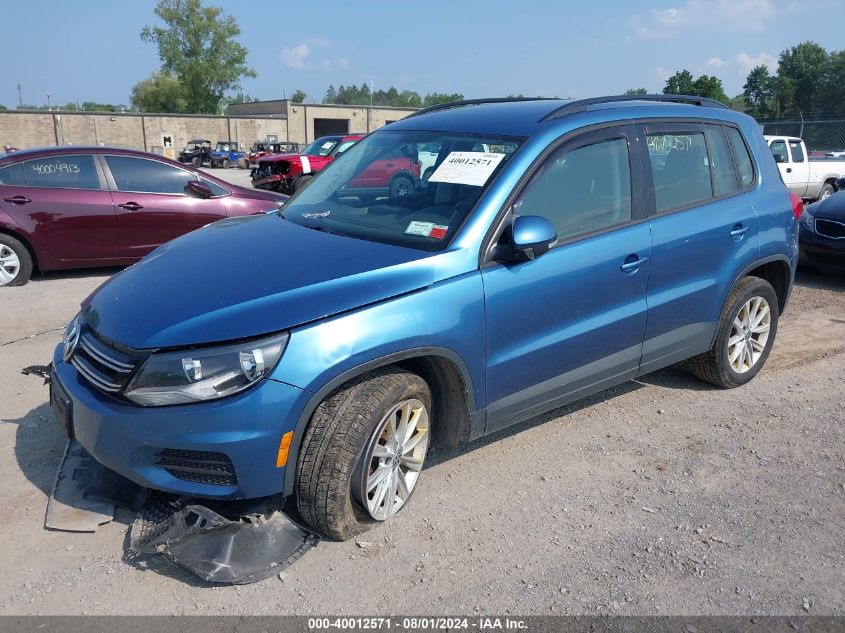 VIN WVGBV7AX8HK047478 2017 Volkswagen Tiguan, 2.0T/... no.2