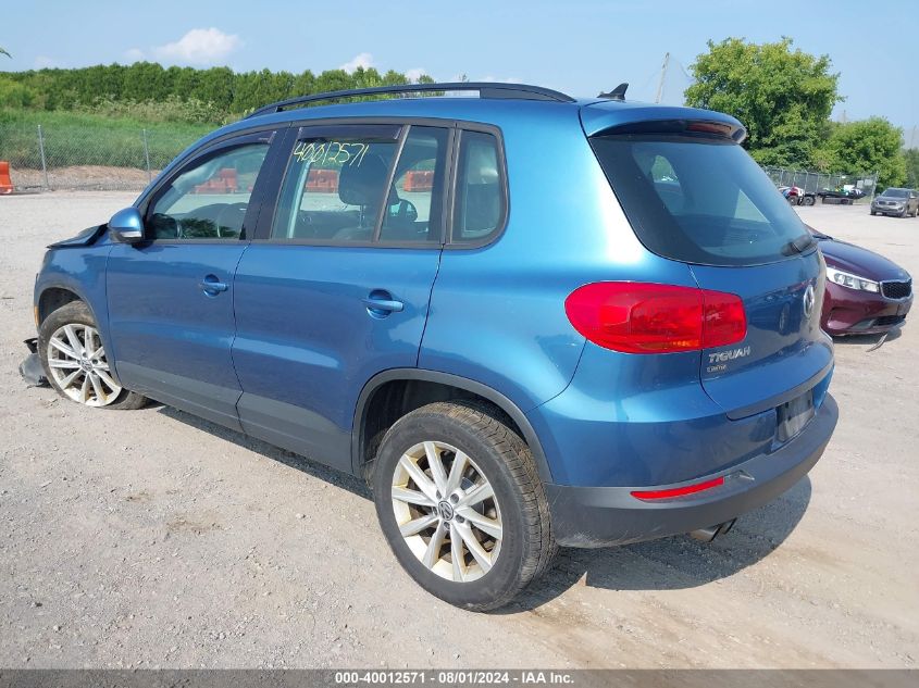 VIN WVGBV7AX8HK047478 2017 Volkswagen Tiguan, 2.0T/... no.3