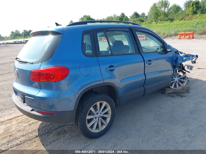 VIN WVGBV7AX8HK047478 2017 Volkswagen Tiguan, 2.0T/... no.4