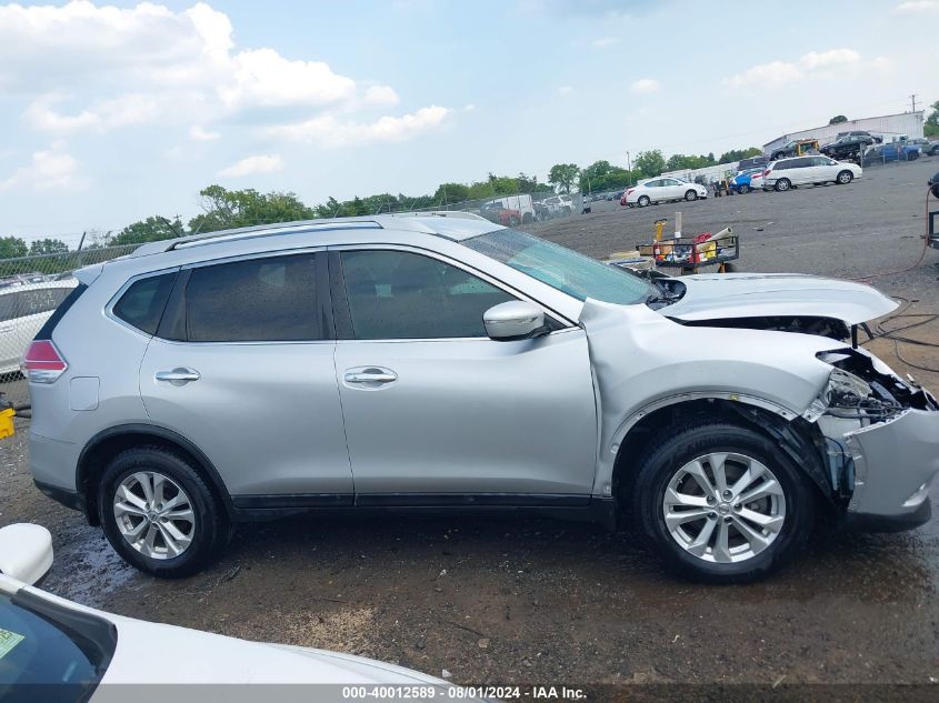 2015 Nissan Rogue Sv VIN: 5N1AT2ML6FC775613 Lot: 40012589