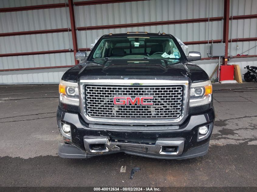 2015 GMC Sierra 2500Hd Denali VIN: 1GT120EG1FF163167 Lot: 40012634