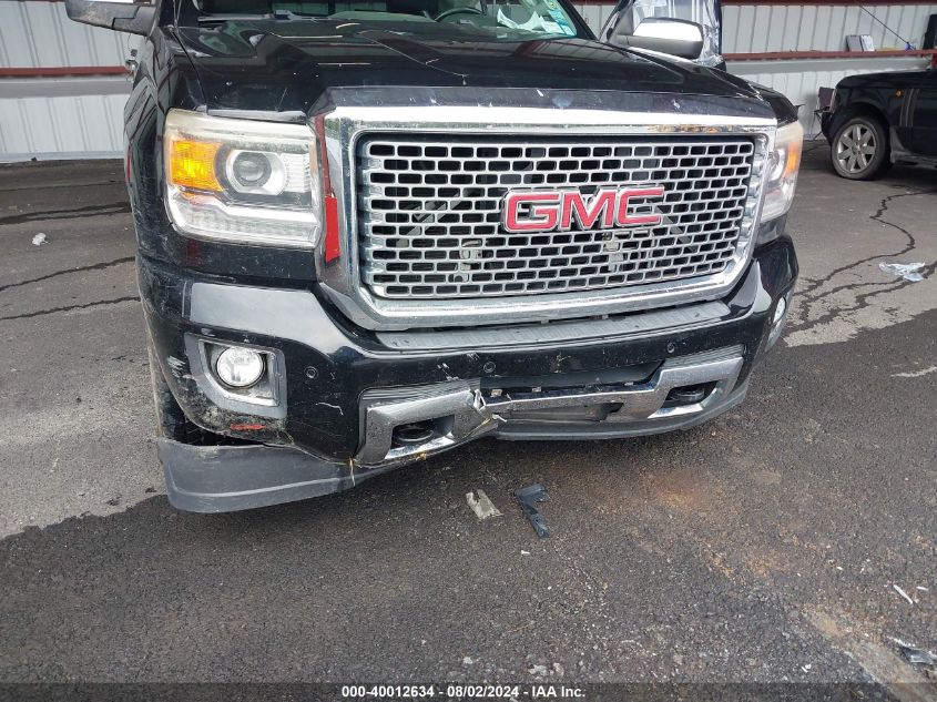 2015 GMC Sierra 2500Hd Denali VIN: 1GT120EG1FF163167 Lot: 40012634