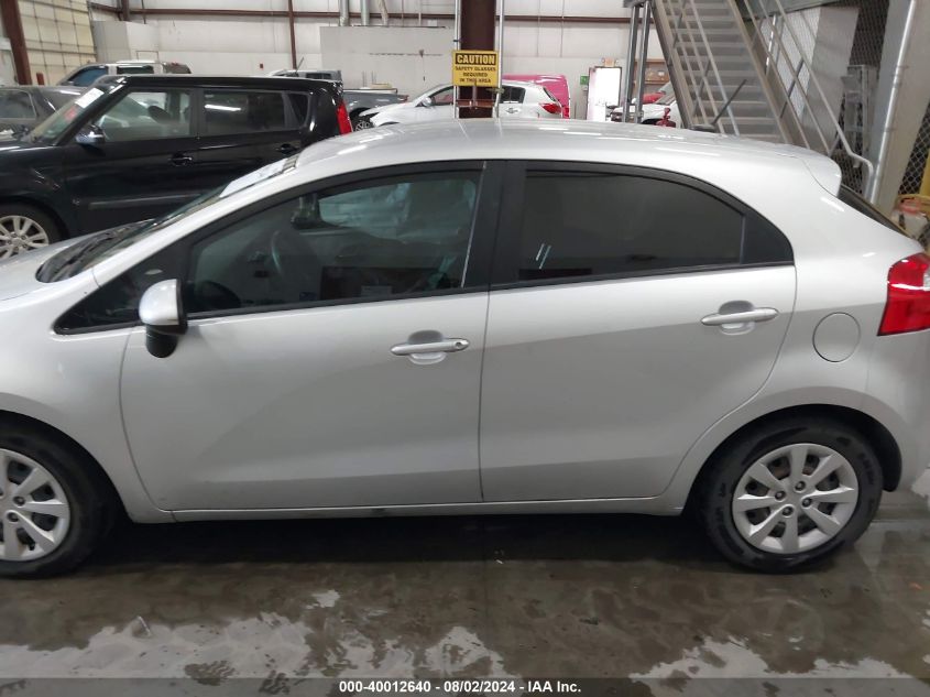 2015 Kia Rio Lx VIN: KNADM5A34F6514965 Lot: 40012640