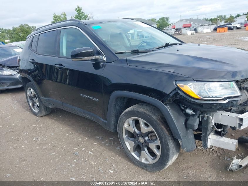 2018 Jeep Compass Limited 4X4 VIN: 3C4NJDCB0JT281454 Lot: 40012691