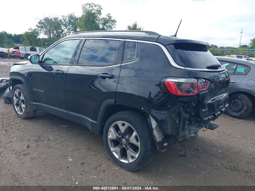 2018 Jeep Compass Limited 4X4 VIN: 3C4NJDCB0JT281454 Lot: 40012691