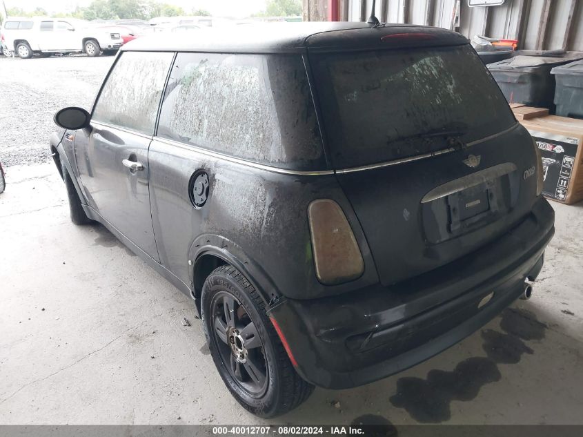 2003 Mini Cooper VIN: WMWRC33423TC41544 Lot: 40012707