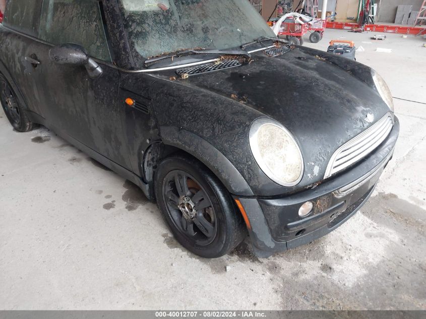 2003 Mini Cooper VIN: WMWRC33423TC41544 Lot: 40012707