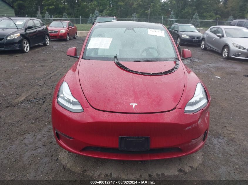 2020 Tesla Model Y Long Range Dual Motor All-Wheel Drive VIN: 5YJYGDEE4LF040419 Lot: 40012717