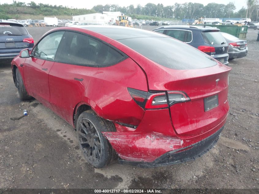 2020 TESLA MODEL Y LONG RANGE DUAL MOTOR ALL-WHEEL DRIVE - 5YJYGDEE4LF040419