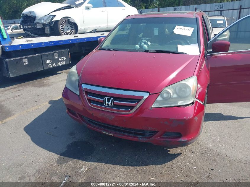 2006 Honda Odyssey Ex-L VIN: 5FNRL38736B441018 Lot: 40012721