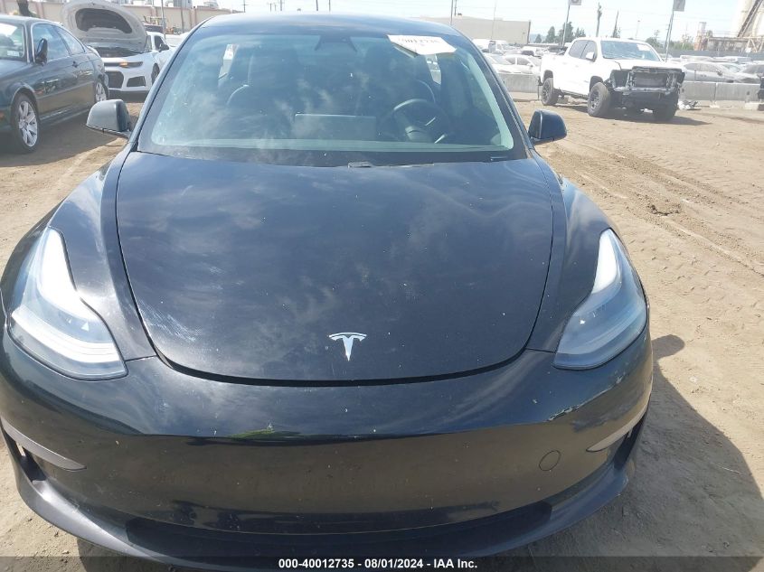 2021 Tesla Model 3 Long Range Dual Motor All-Wheel Drive VIN: 5YJ3E1EB7MF939880 Lot: 40012735