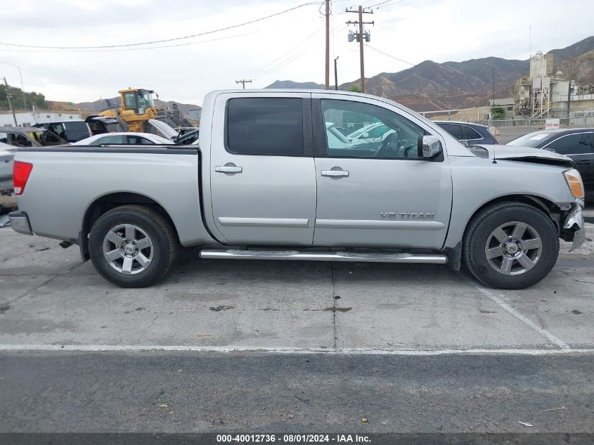 2007 Nissan Titan Se VIN: 1N6AA07A97N219128 Lot: 40012736