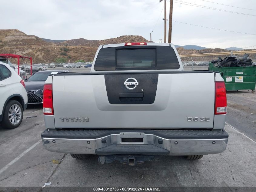 2007 Nissan Titan Se VIN: 1N6AA07A97N219128 Lot: 40012736