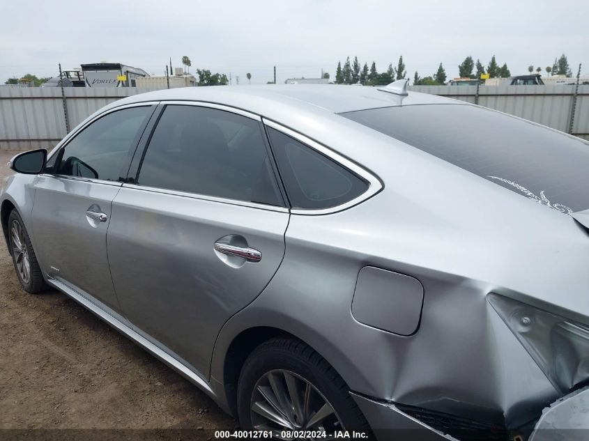 2016 Toyota Avalon Hybrid Limited VIN: 4T1BD1EB5GU054034 Lot: 40012761