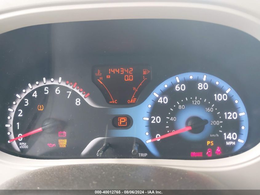 2010 Nissan Cube 1.8S VIN: JN8AZ2KRXAT160327 Lot: 40012765