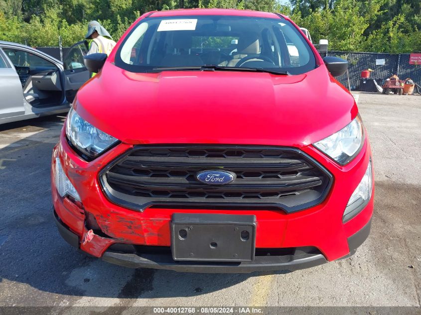 2021 Ford Ecosport S VIN: MAJ3S2FE6MC442149 Lot: 40012768