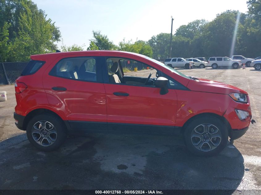 2021 Ford Ecosport S VIN: MAJ3S2FE6MC442149 Lot: 40012768