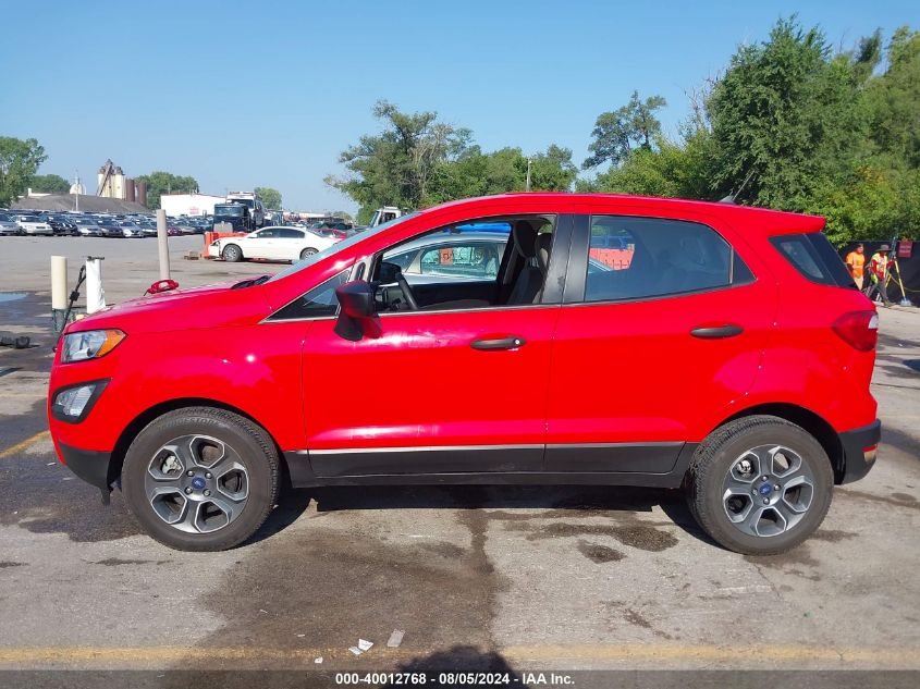 2021 Ford Ecosport S VIN: MAJ3S2FE6MC442149 Lot: 40012768