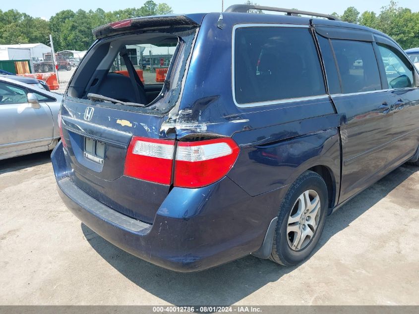 2007 Honda Odyssey Ex-L VIN: 5FNRL38797B028179 Lot: 40012786